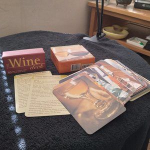Become a wine exspert with a 50 wine card information deck